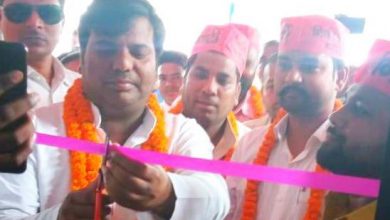 Photo of निषाद पार्टी के विधानसभा कार्यालय का उद्घाटन करने पहुँचे सांसद ई प्रवीण निषाद